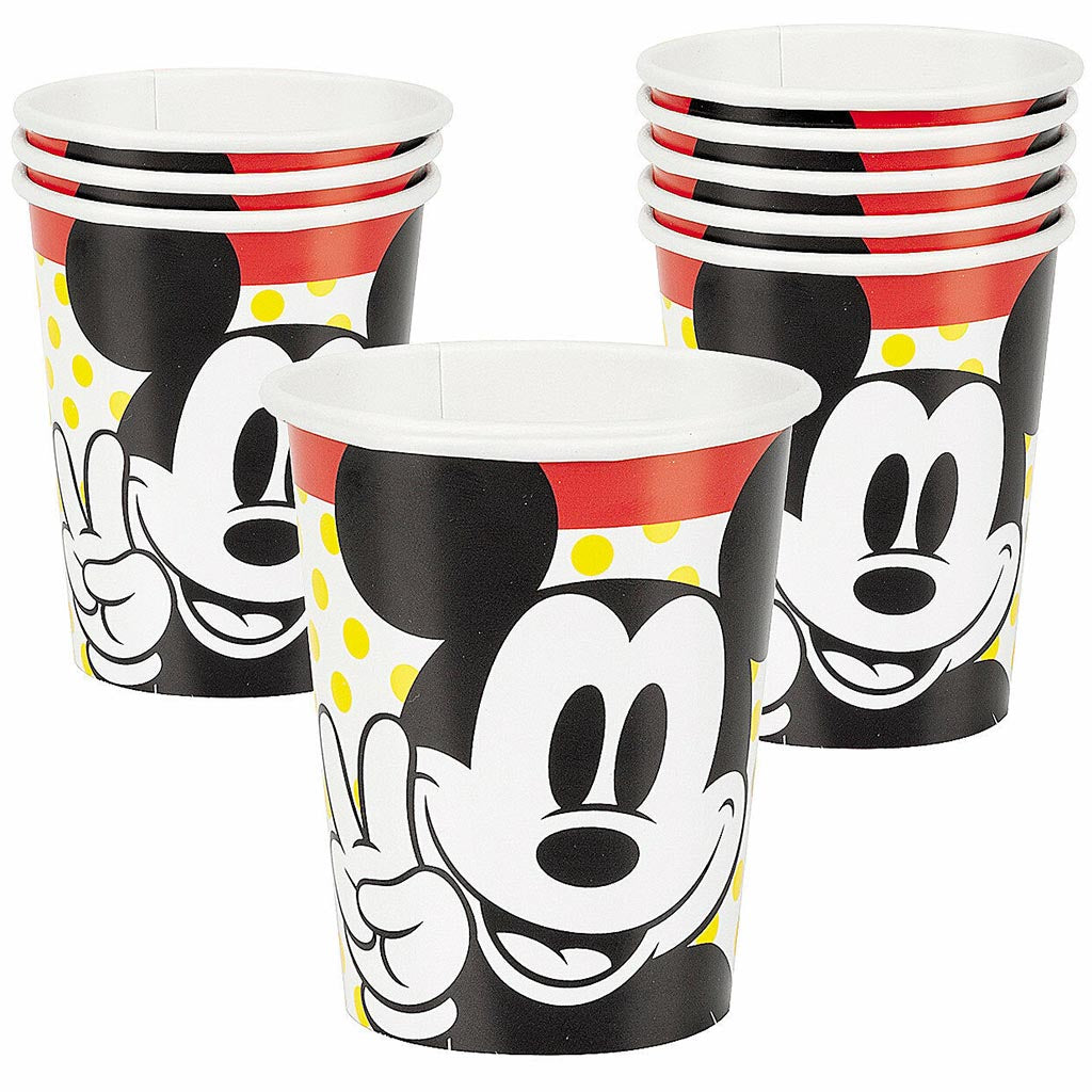 Mickey Mouse Cups 9oz, 8ct