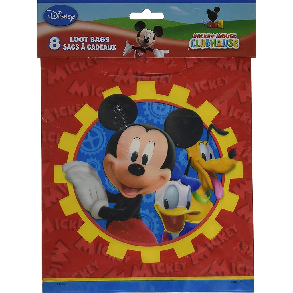 Mickey Mouse Loot Bag, 8ct