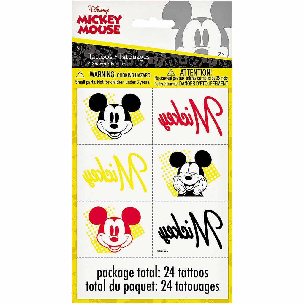 Mickey Mouse Tattoo, 24ct