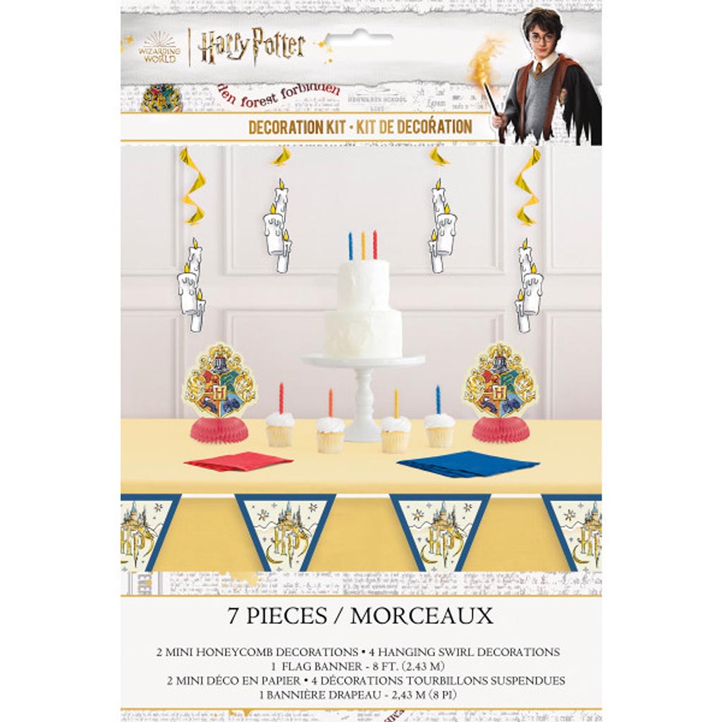 Harry Potter Decor Kit, 7Pc