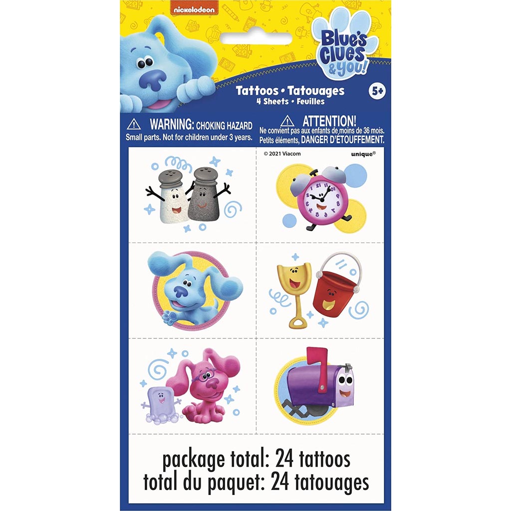 Blues Clues Tattoo, 24ct