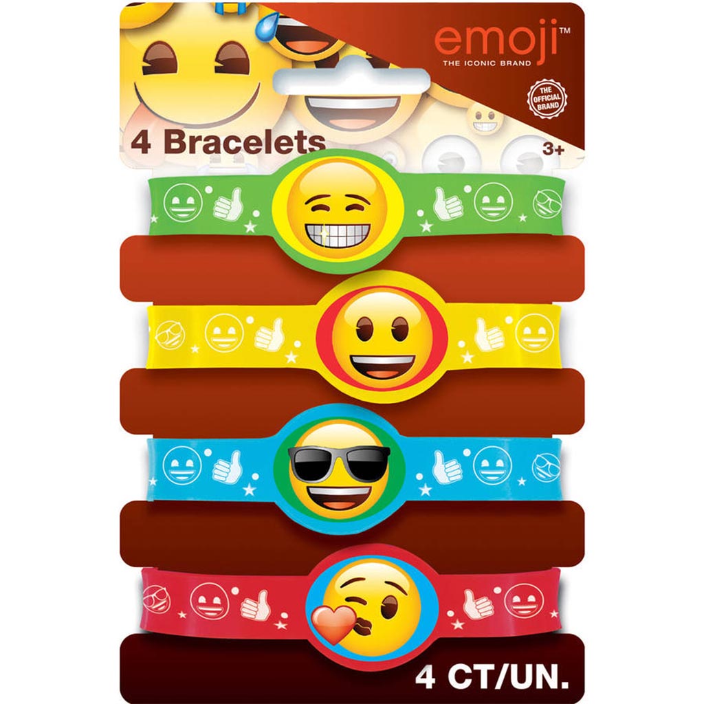 Emoji Stretch Bracelet, 4ct