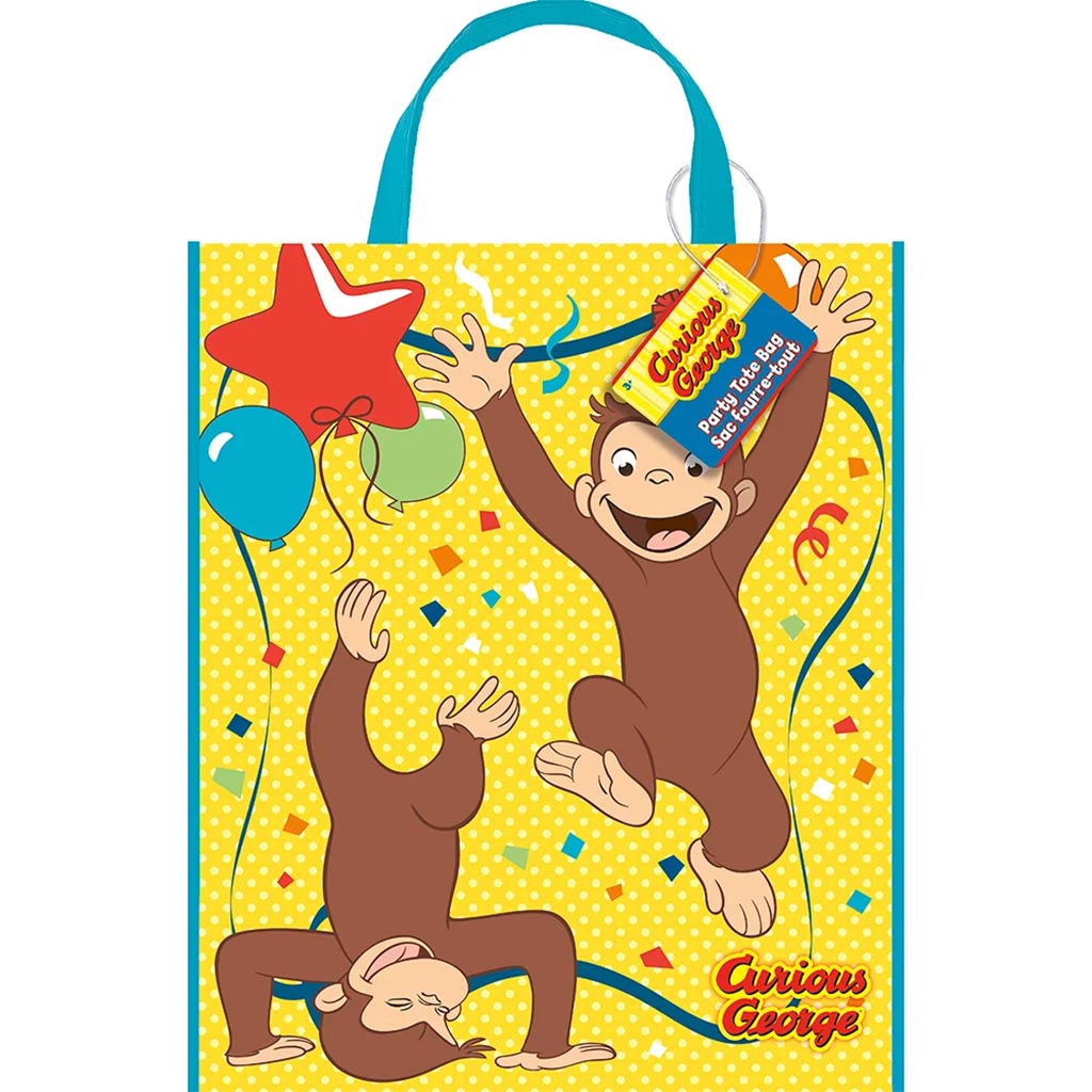 Curious George Tote Bag, 13in x 11in