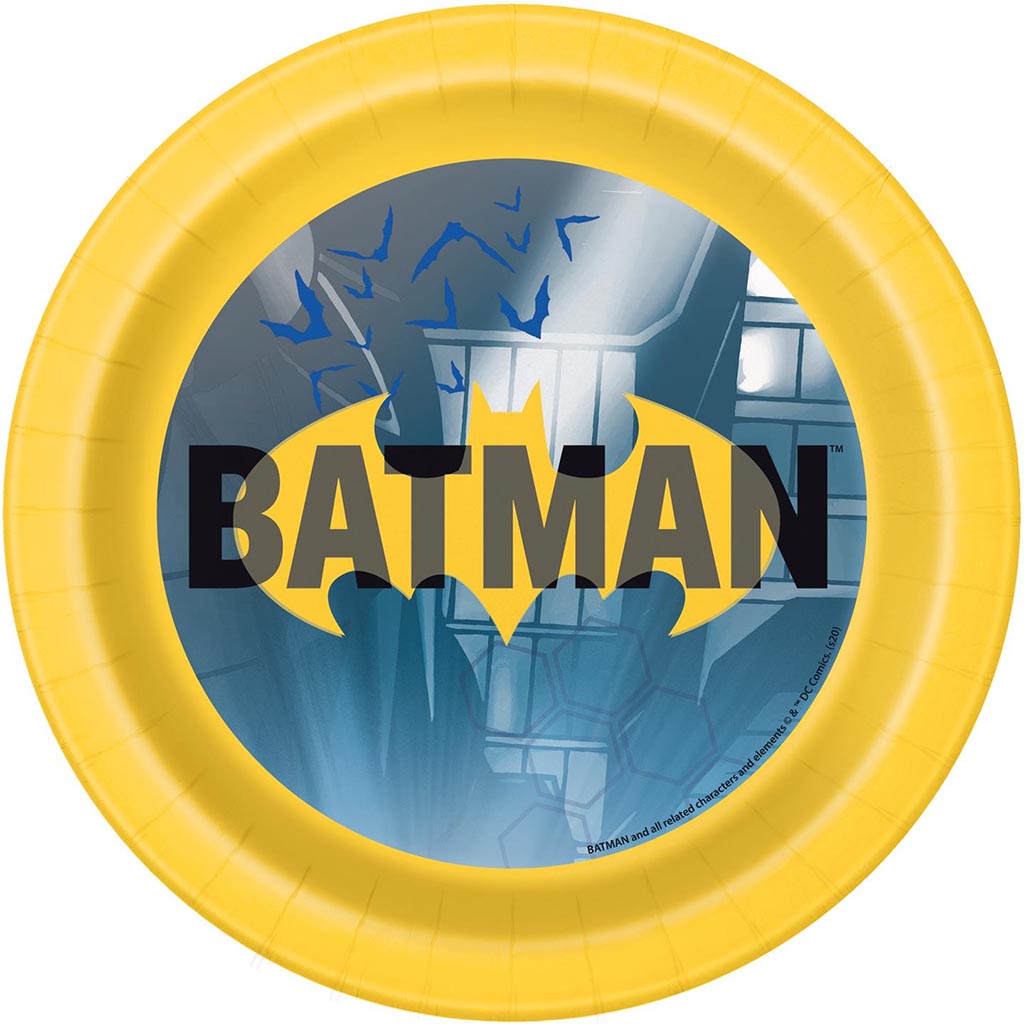 Batman Dessert Plates 7in, 8ct