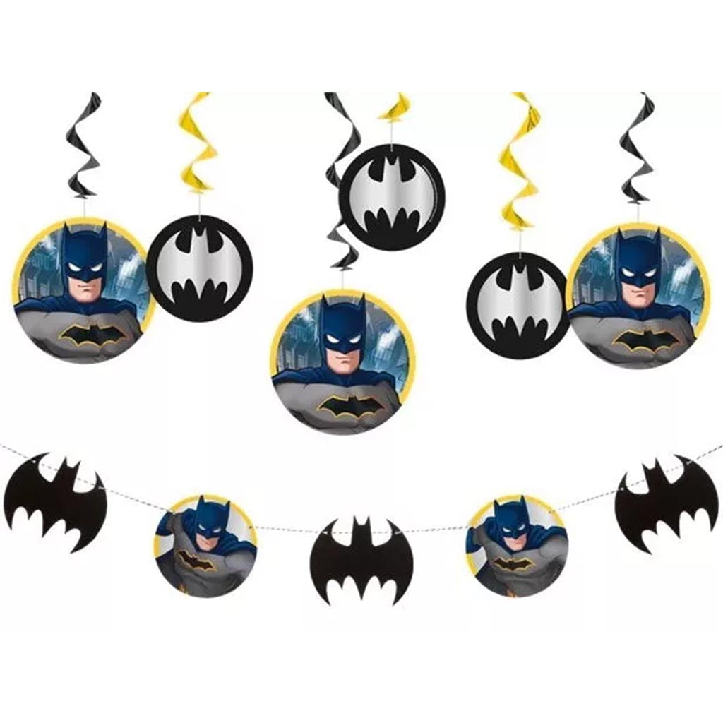 Batman Hanging Decoration Kit, 7Pc