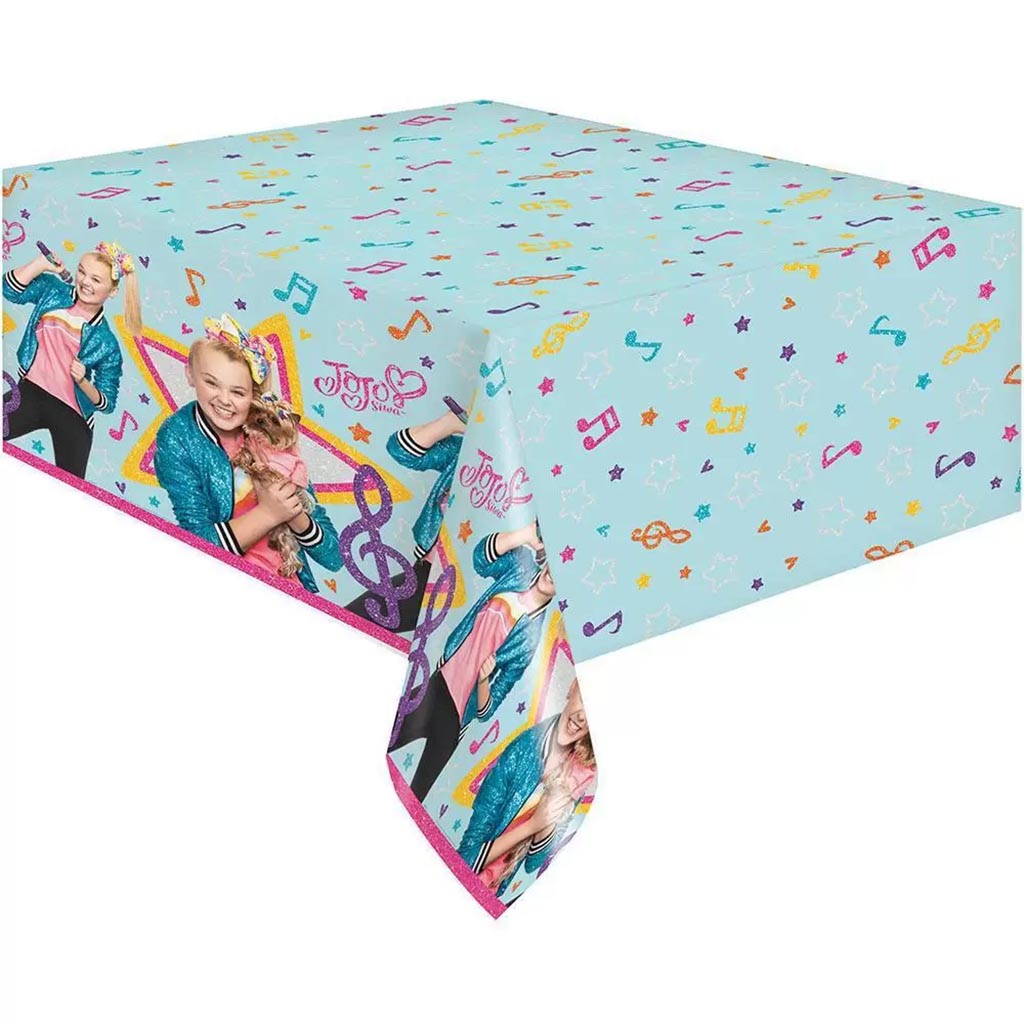 Jojo Siwa Plastic Tablecover 54in x 84in