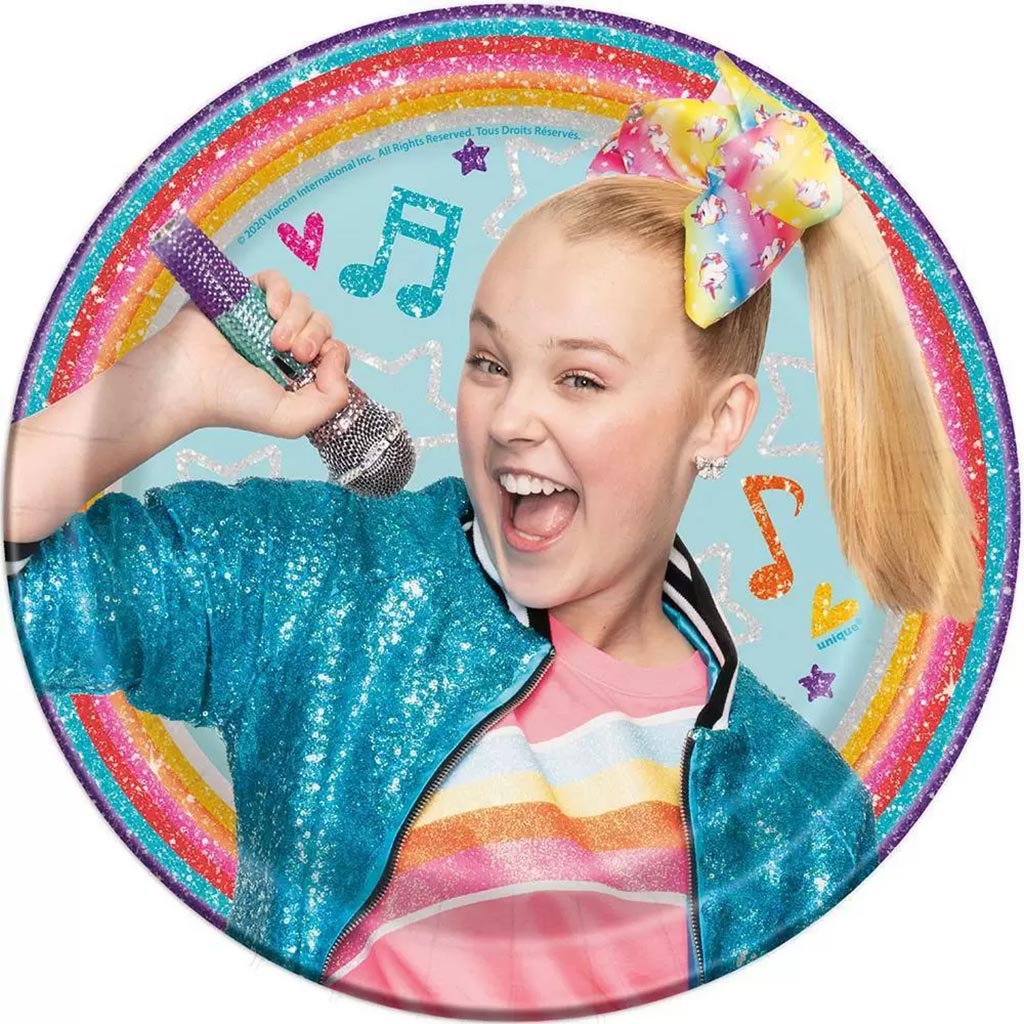 Jojo Siwa Dessert Plates 8ct, 7in