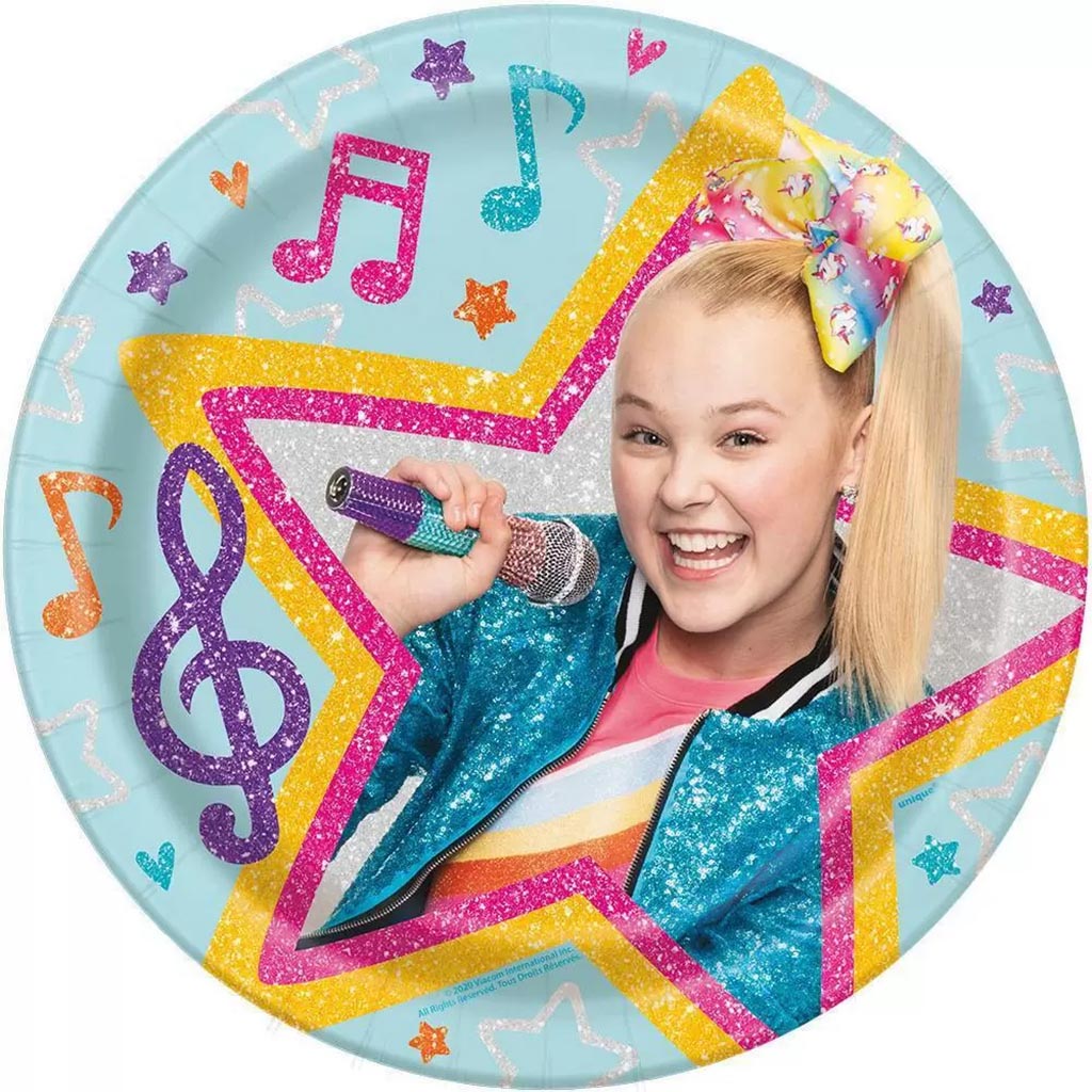 Jojo Siwa Dinner Plates 9in, 8ct