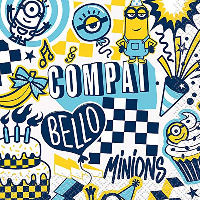Minions 2 Beverage Napkins, 16ct
