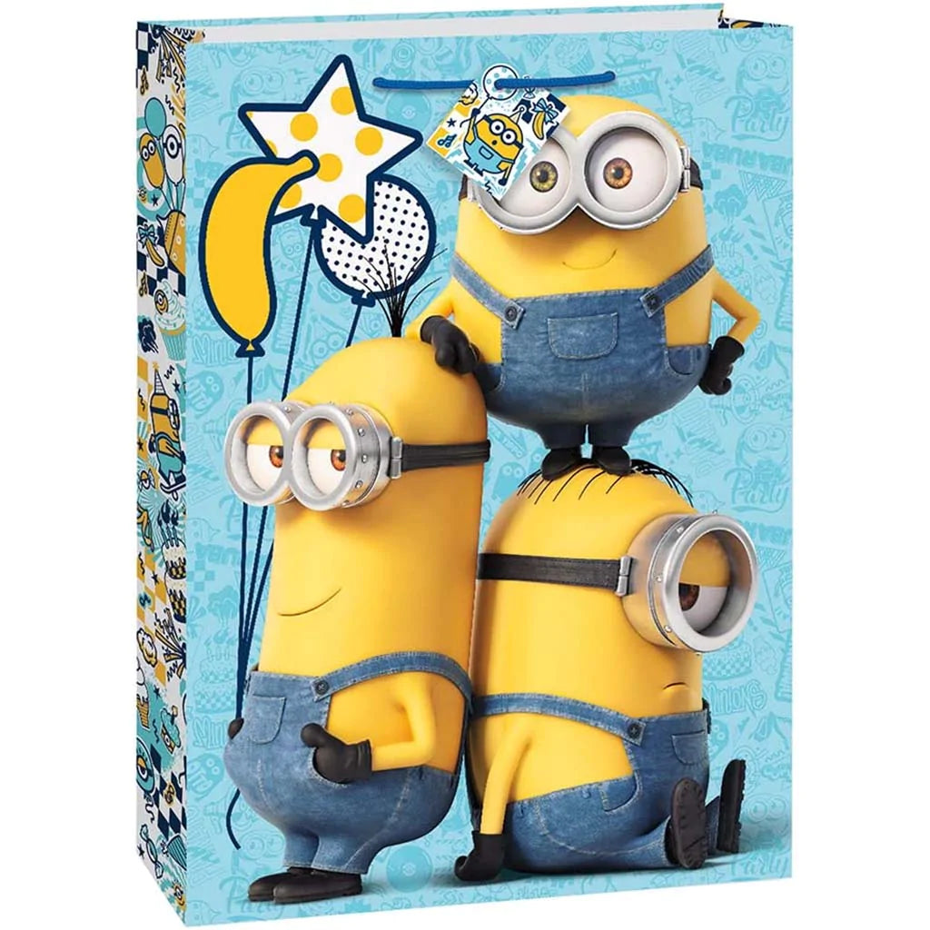 Minions Jumbo Gift Bag, 18in x 13in