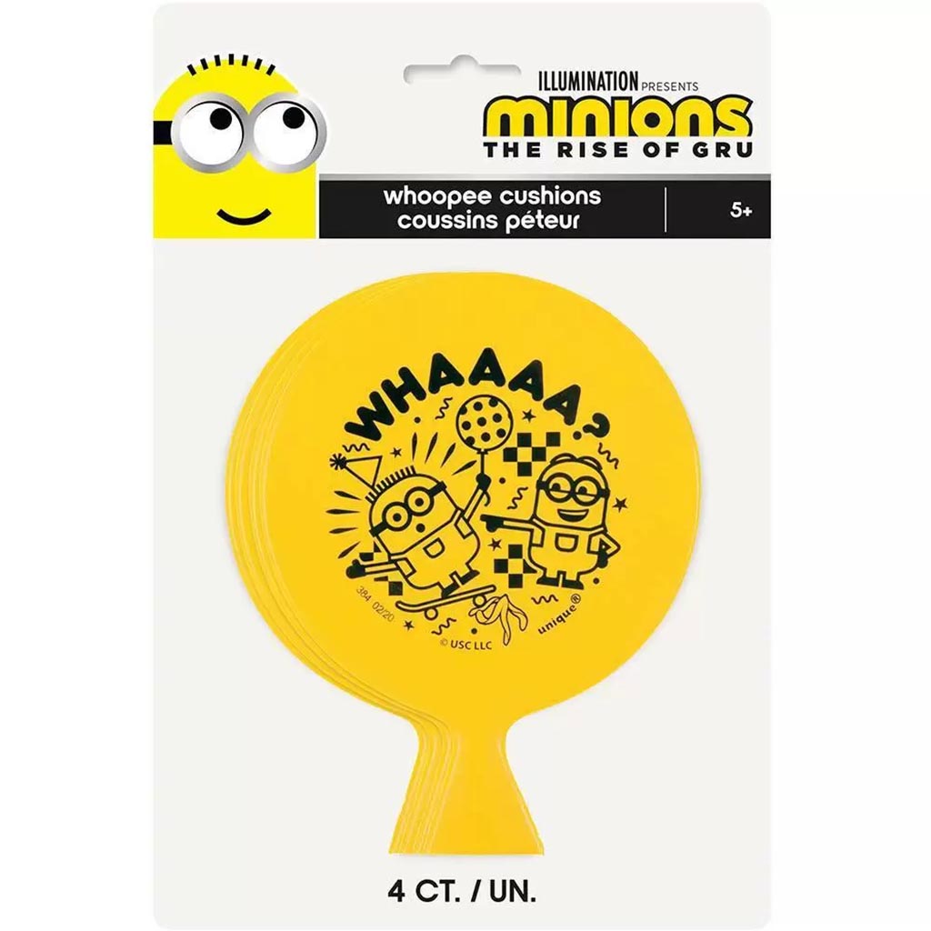 Minions 2 Whoopee Cushions, 4ct