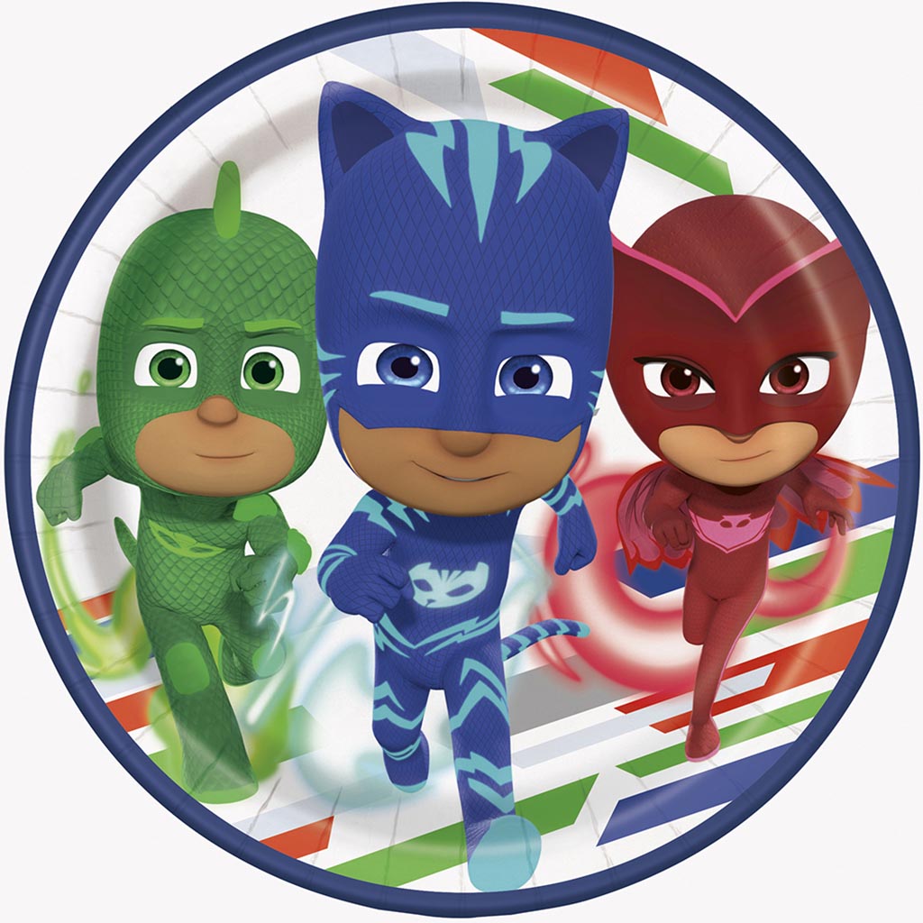 Pj Masks Dessert Plates 7in, 8ct