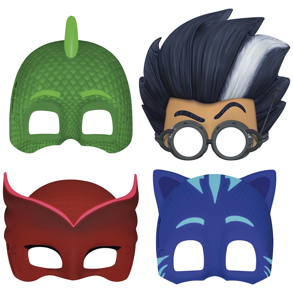 Pj Masks Party Mask, 8ct