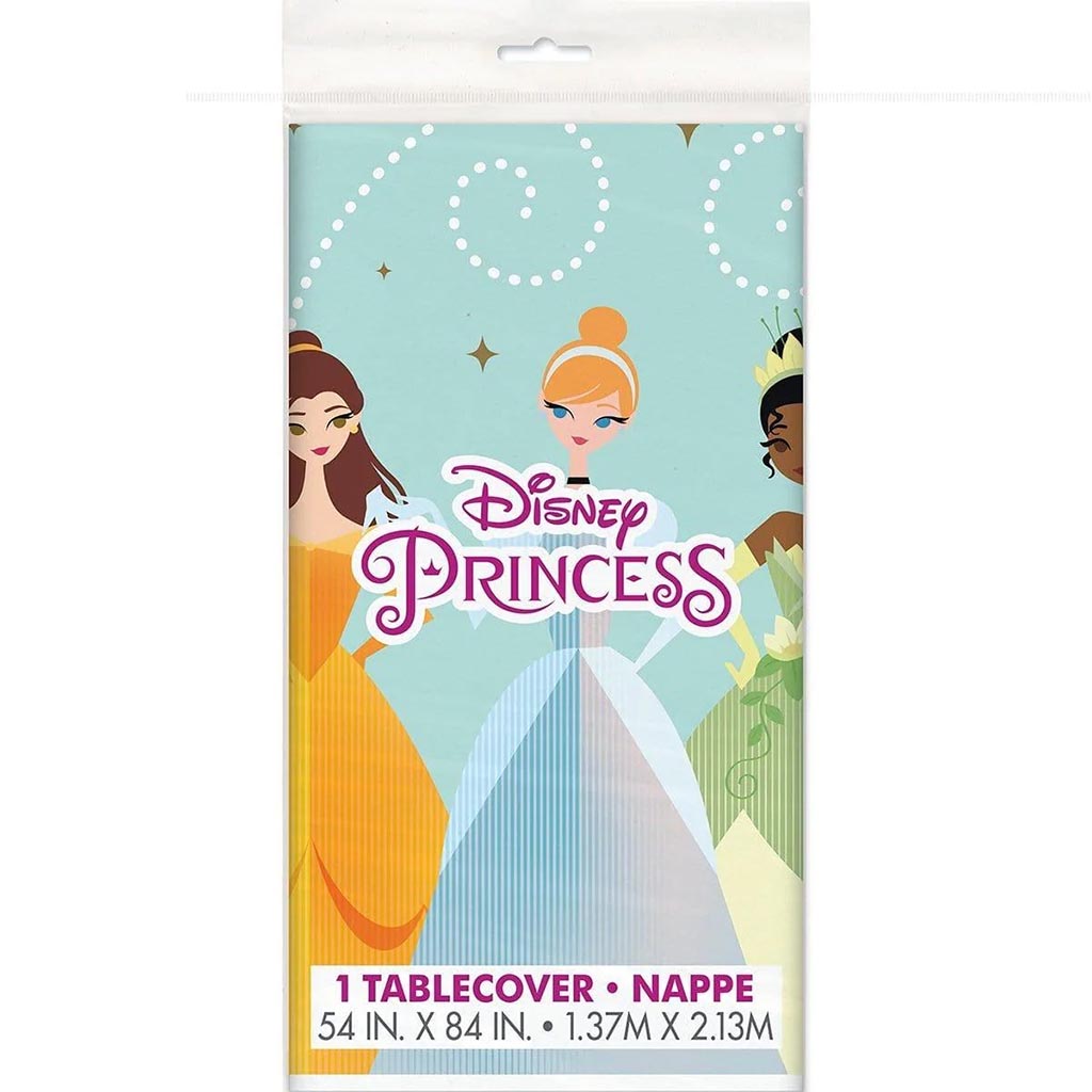 Disney Princess Plastic Tablecover 54in x 84in