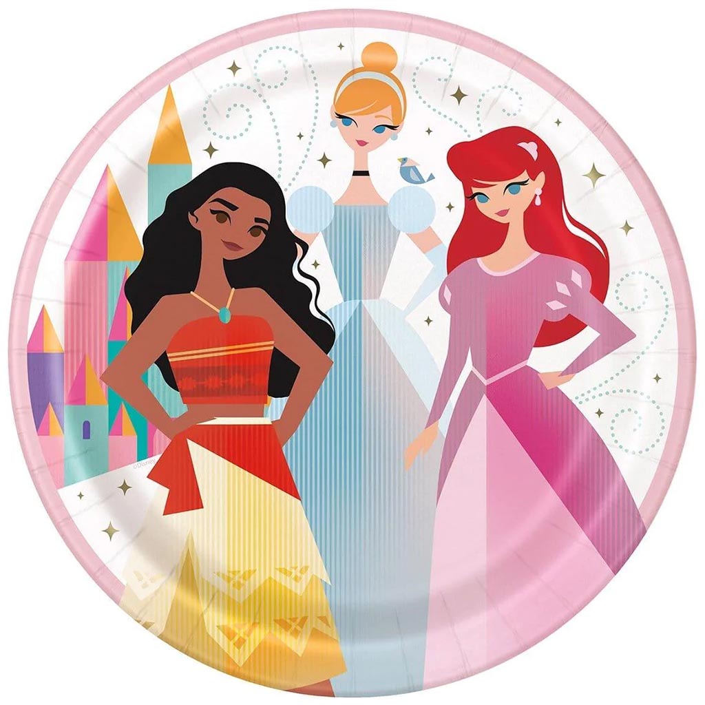 Disney Princess Dinner Plates 9in, 8ct