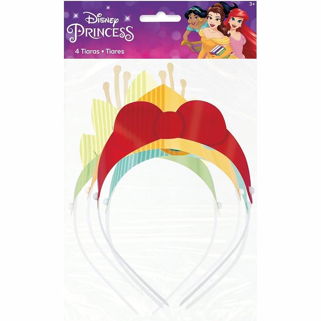 Disney Princess Foil Paper Headband, 4ct