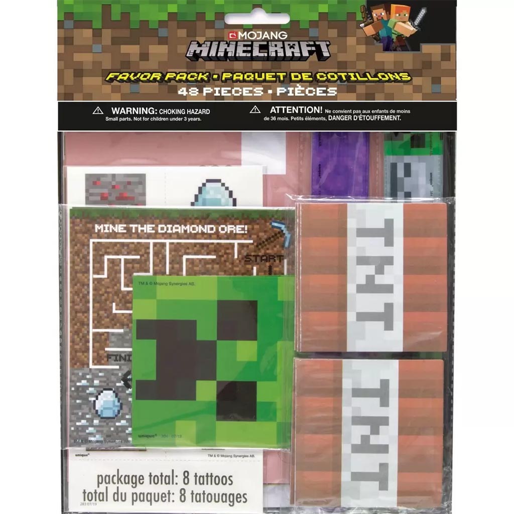 Minecraft Favor Pack, 48ct