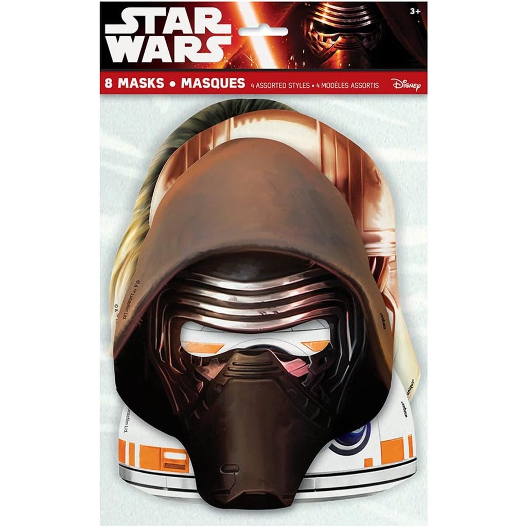 Star Wars Party Mask, 8ct