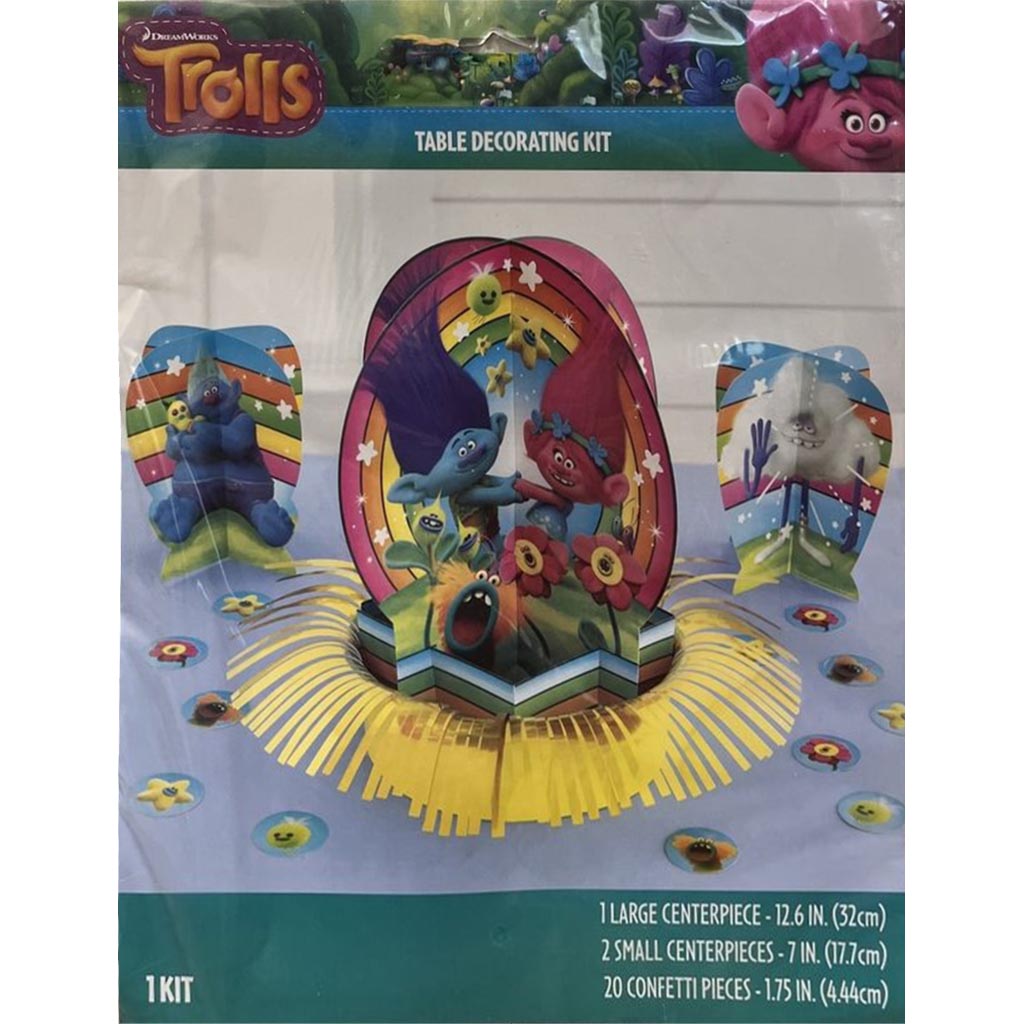 Trolls Table Decor Kit