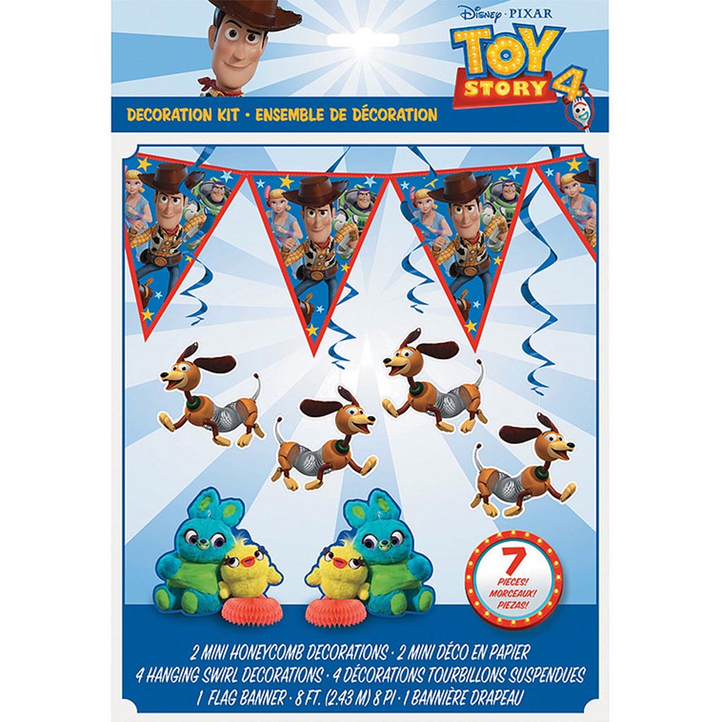 Toy Story 4 Decor Kit, 7Pc