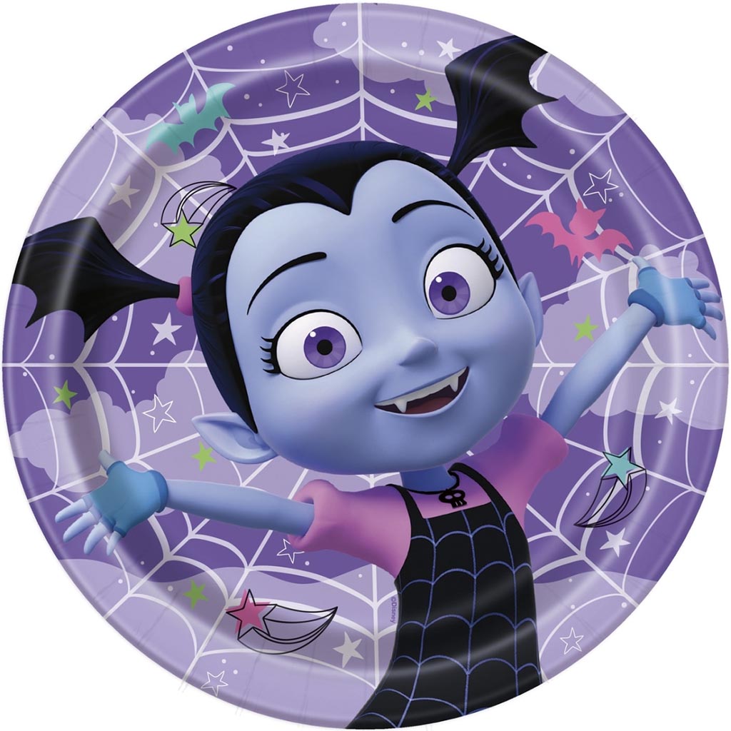 Vampirina Round Dinner Plates 8ct, 9in