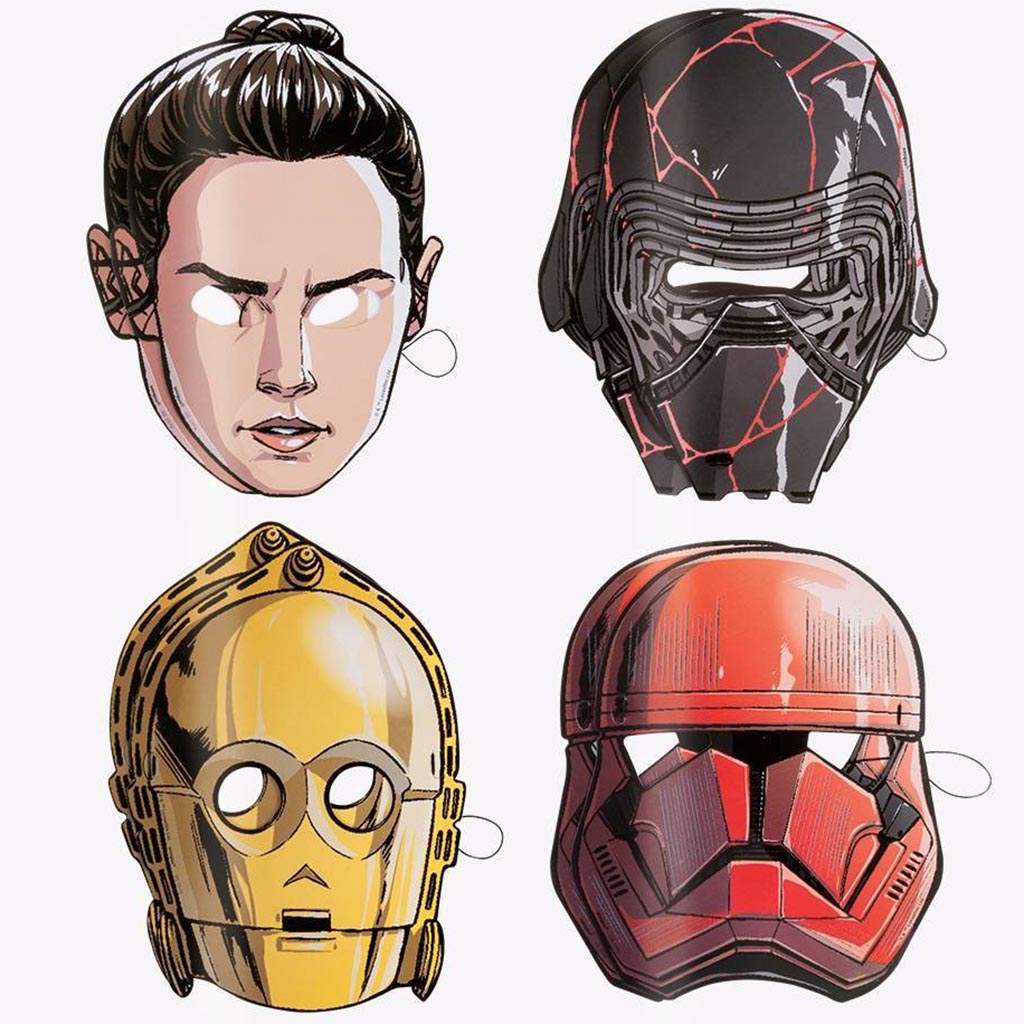 Star Wars Episode 9 Masks, 8ct