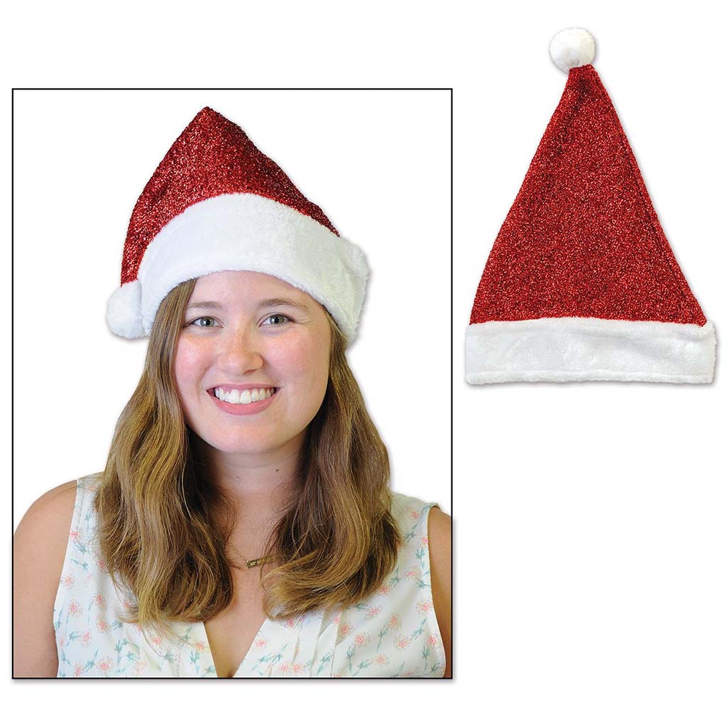 Metallic Santa Hat Winter