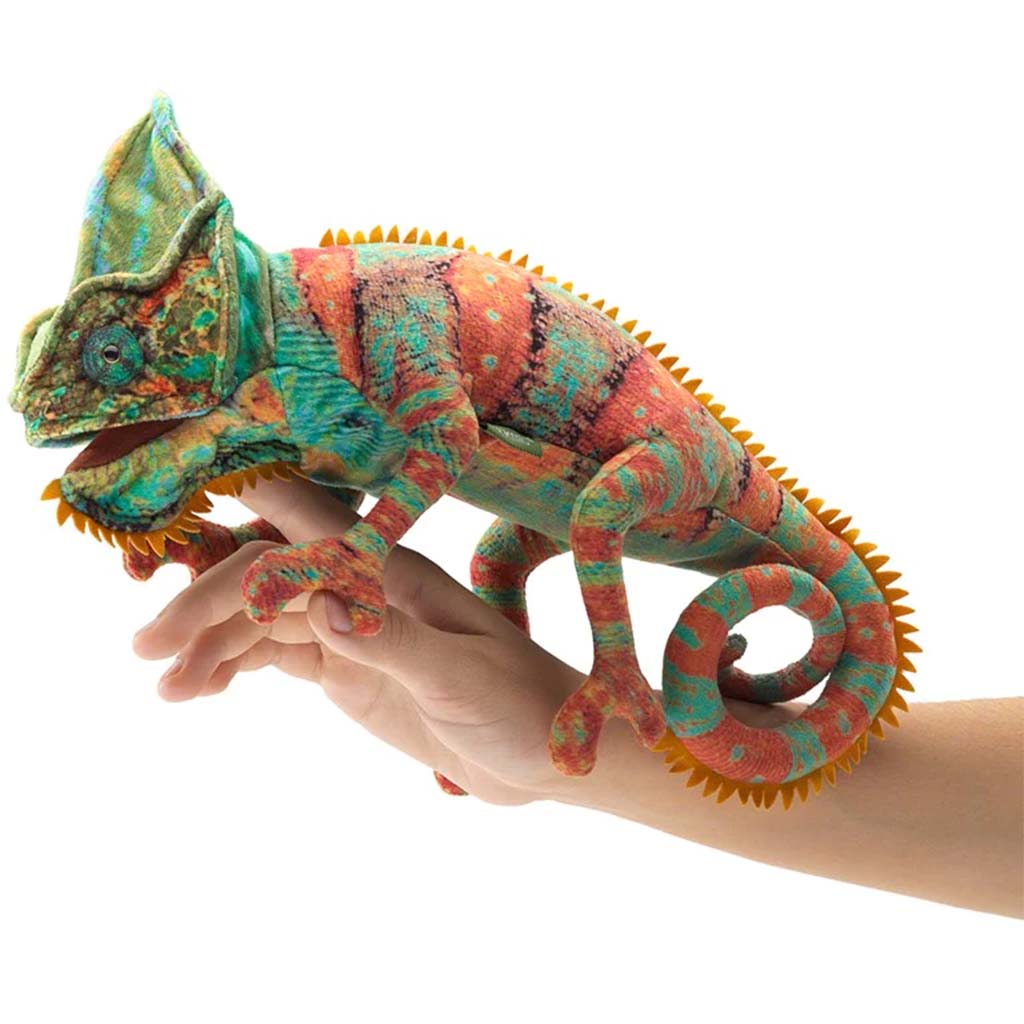 Hand Puppet- Small Chameleon