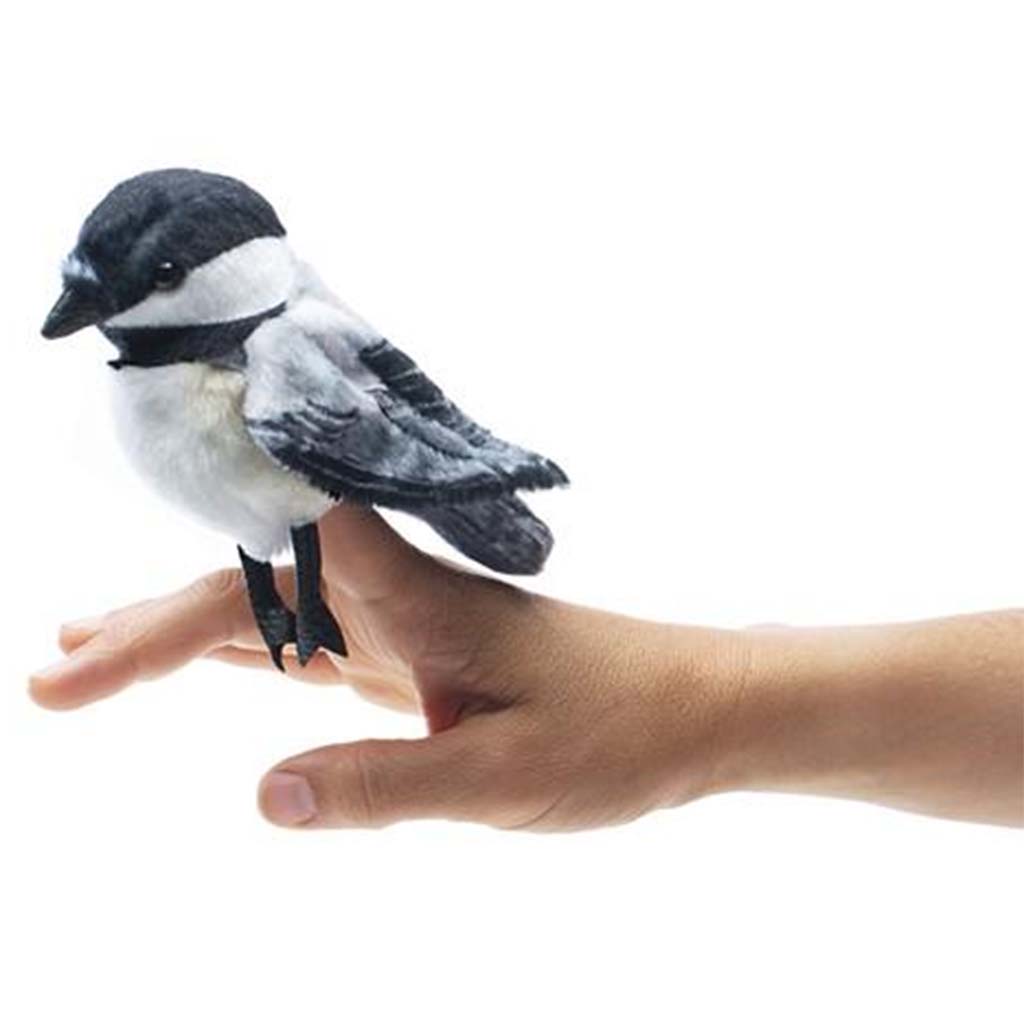 Finger Puppet- Mini Chickadee