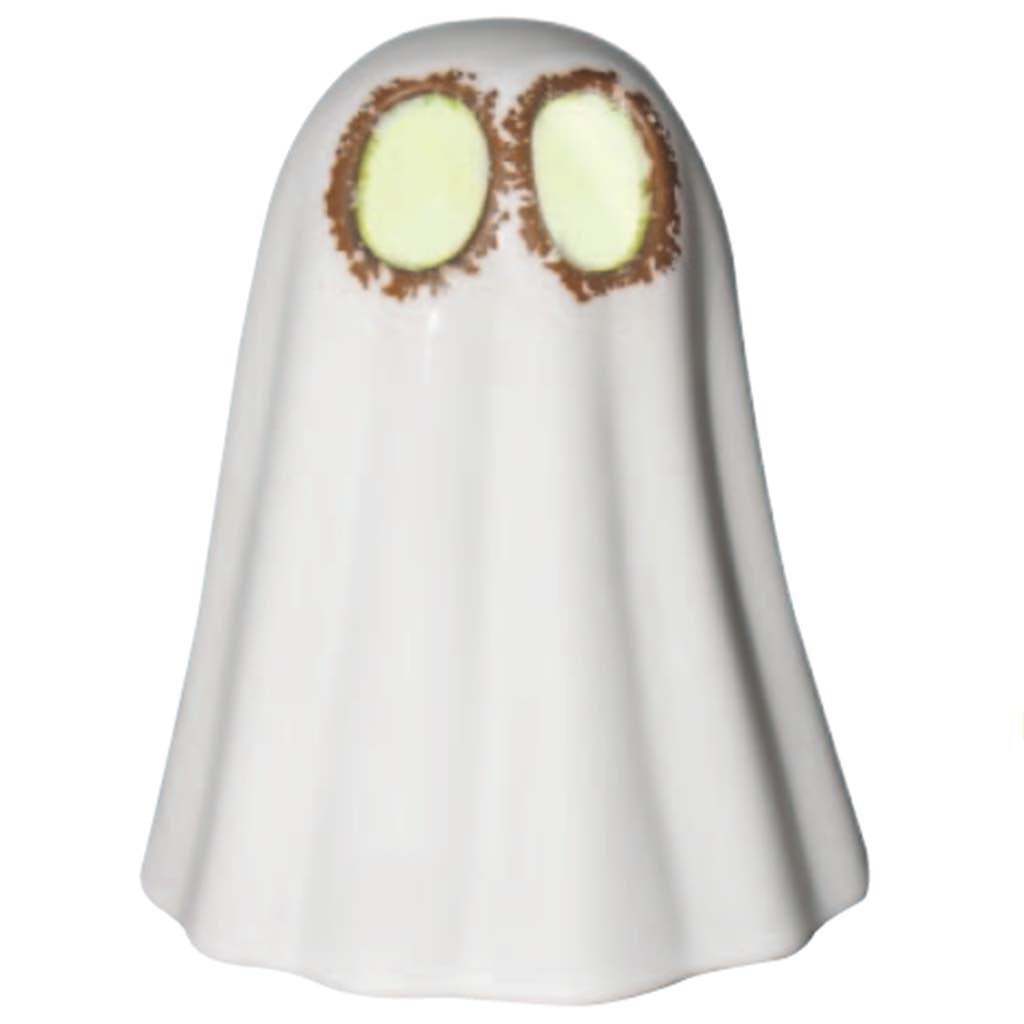 Ceramic Ghost with LED, 6in