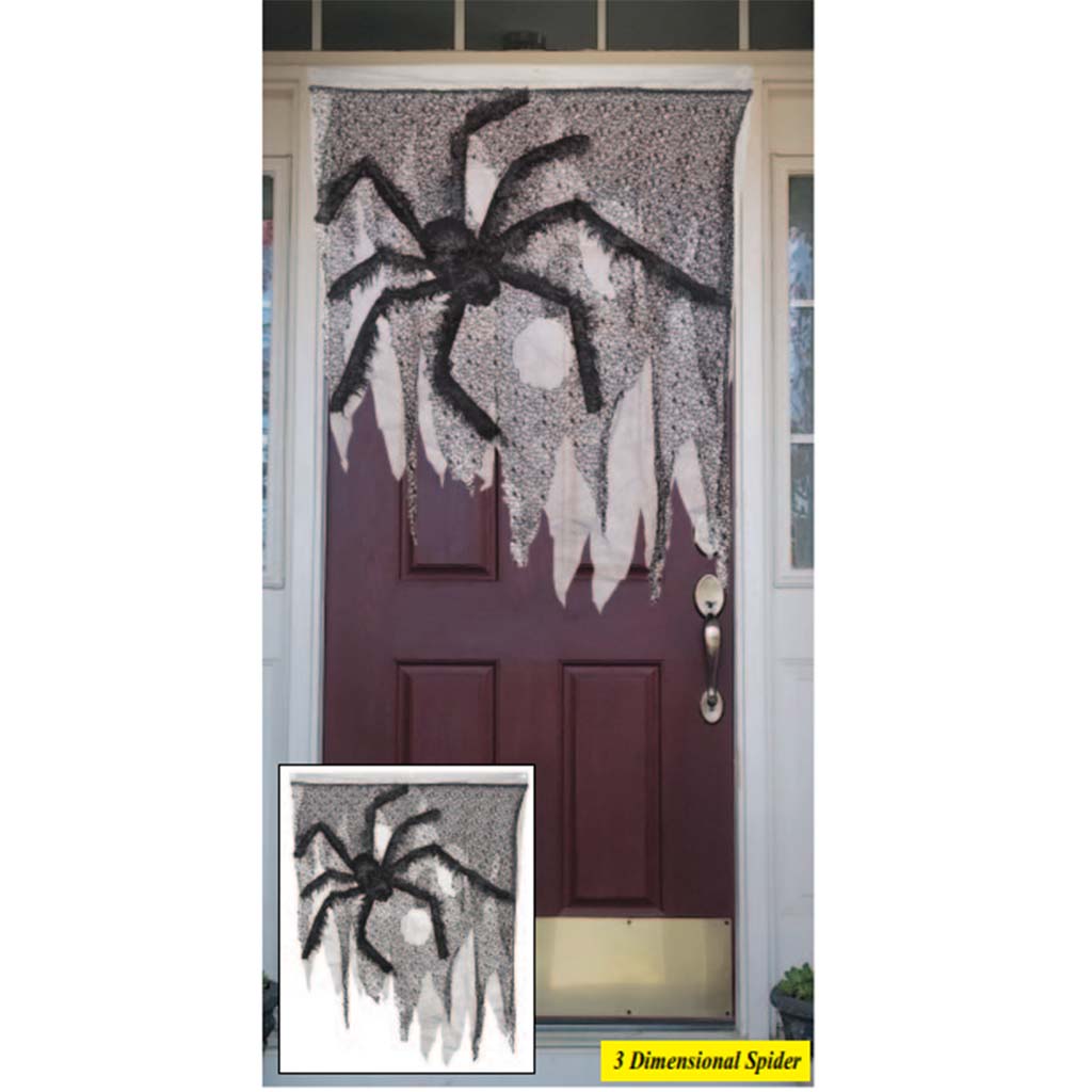 3D Spider Curtain, 51in