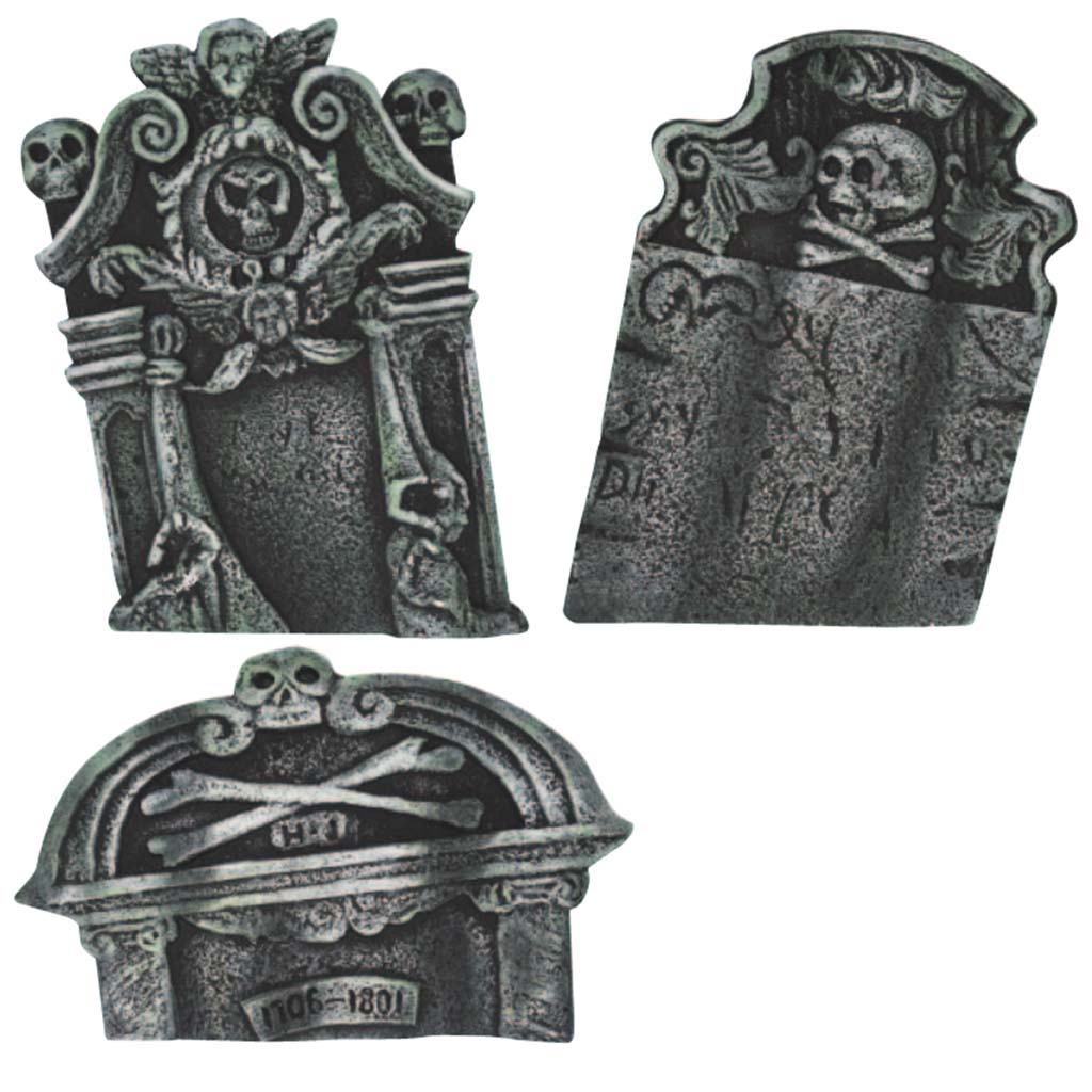 Crooked Tombstone Set, 3pc