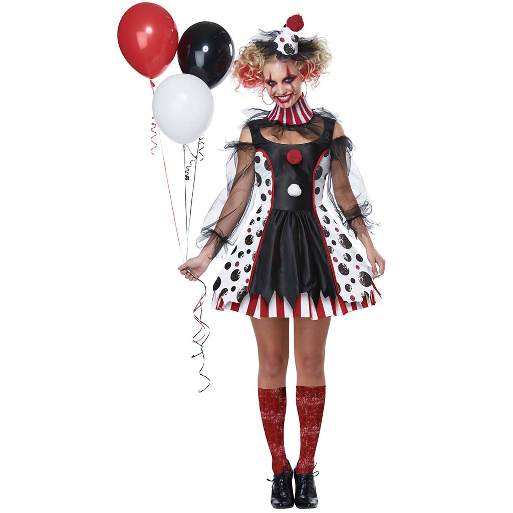 Twisted Clown Teen Costume X-Small