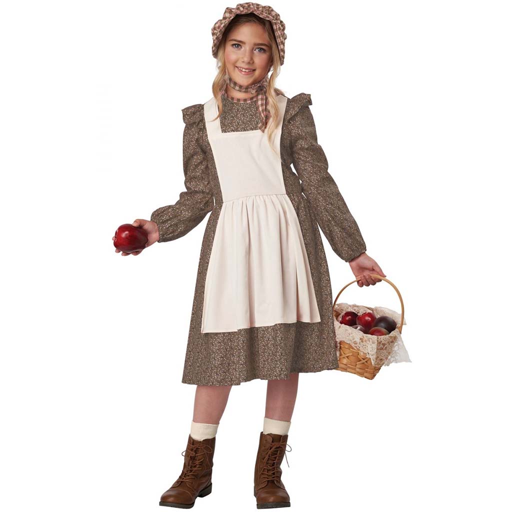 Frontier Settler Child Costume, X-Small 4 to 6