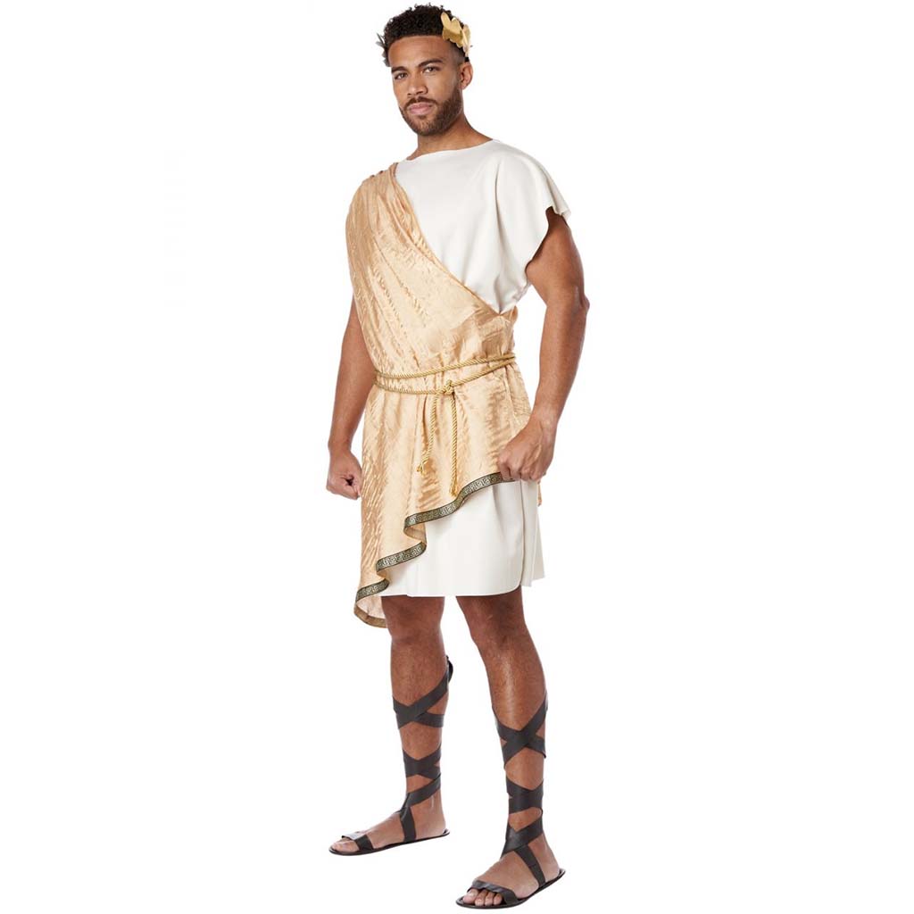 Greek God Toga Teen Costume Small Medium