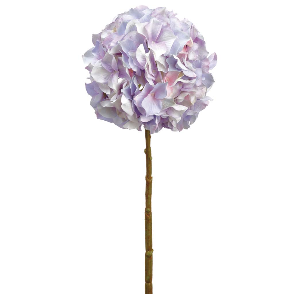Hydrangea Spray 21in Lavender Cream
