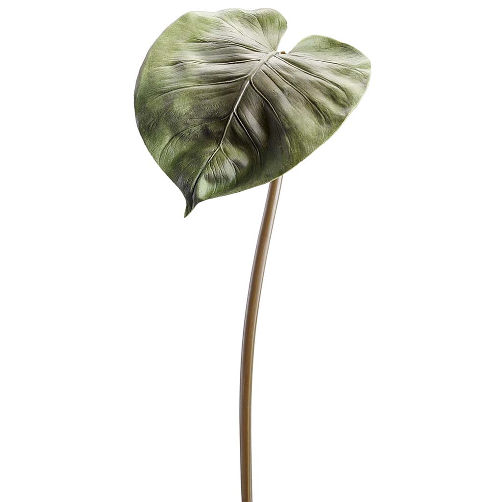 Monstera Leaf Spray Green, 25in