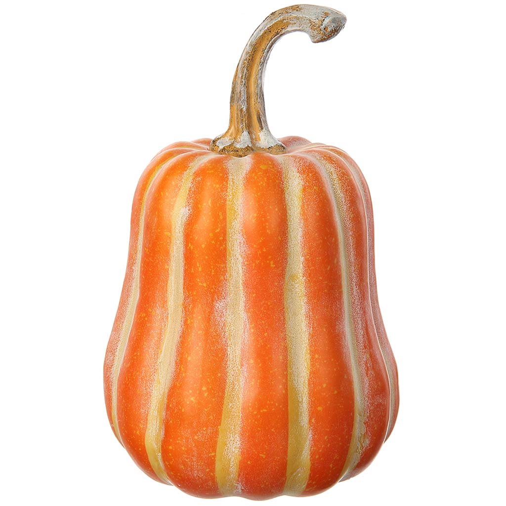 Pumpkin Orange, 10in H x 7in D