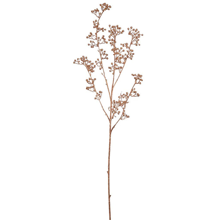 Metallic Berry Spray Gold, 34in