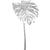 Metallic Split Philodendron Leaf Spray Gold, 38in