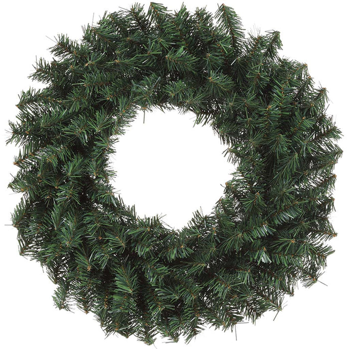 Canadian Rocky Pine Wreath x180, Green, 24in
