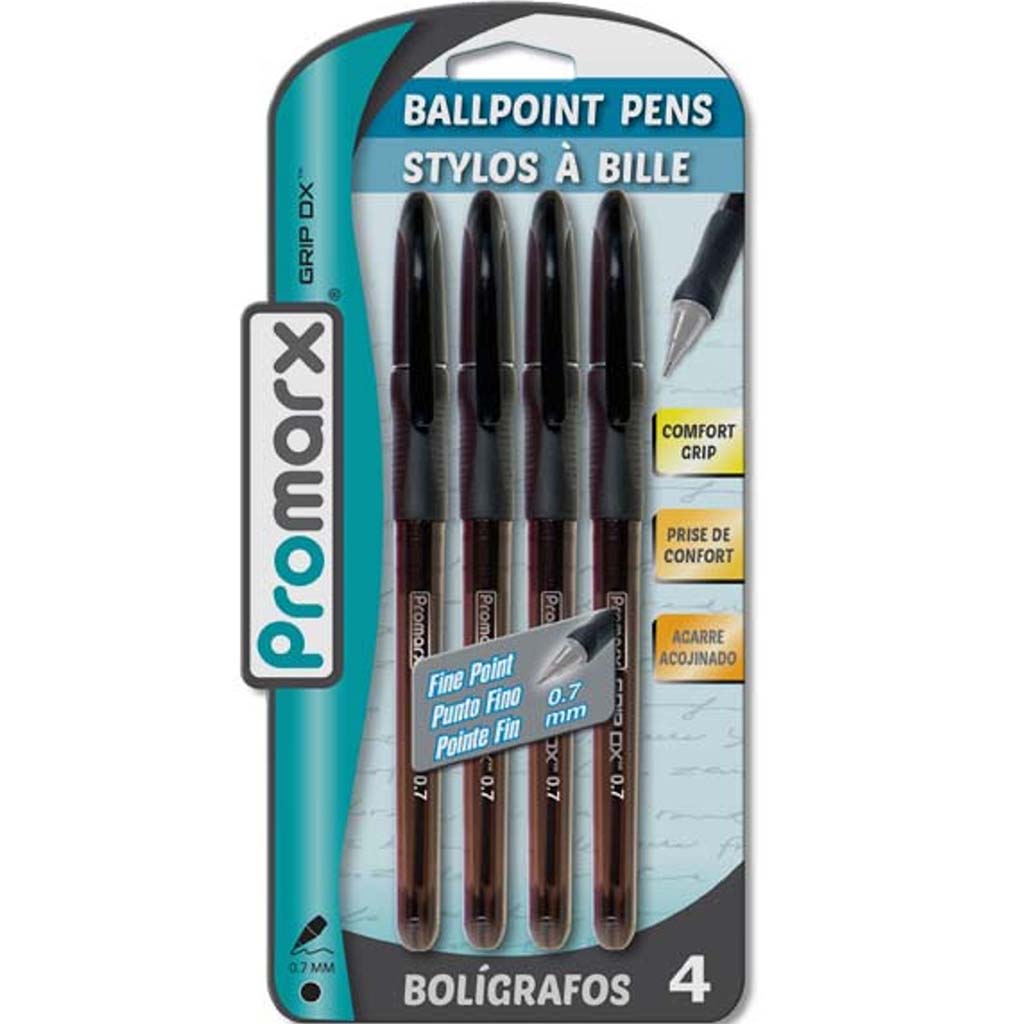 Promarx Grip Fine Point Black Ballpoint Pen