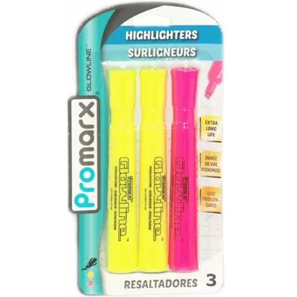 Promarx Glowline Broad Chisel Tip Highlighter