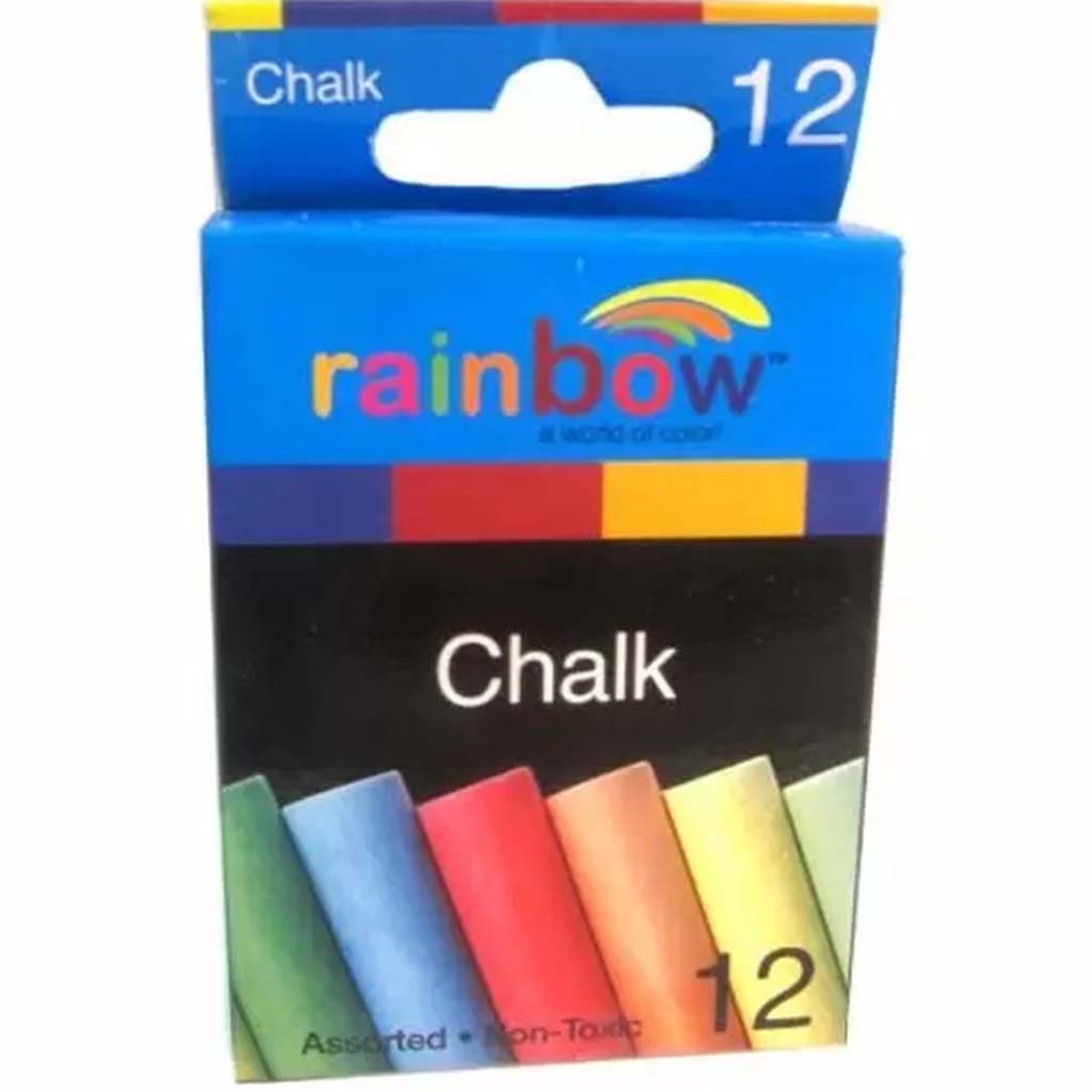 Rainbow Colored Chalk