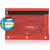 Promarx 3 Ring Pencil Pouch, Red