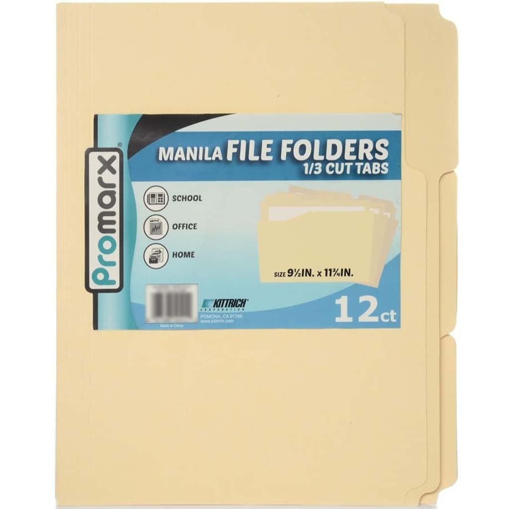 Promarx Manila File Folders