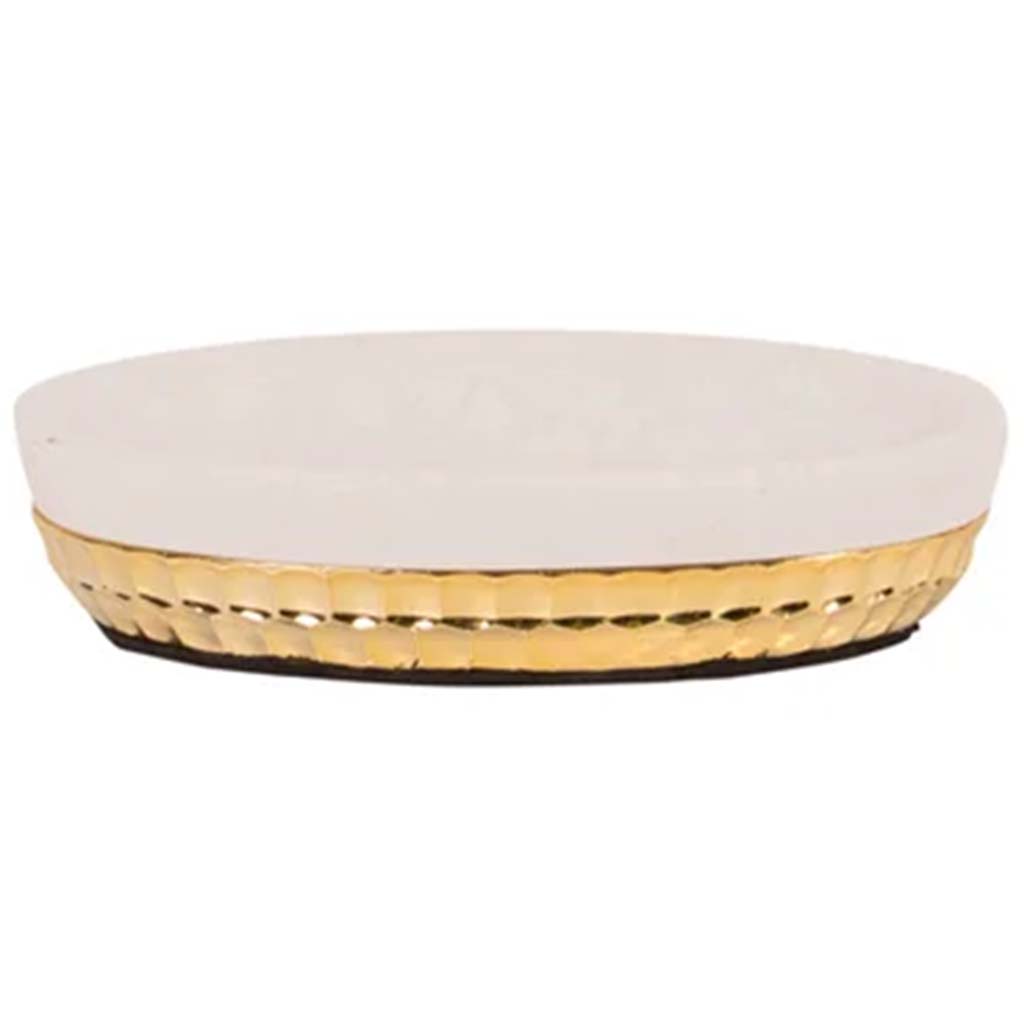 Zeus Soap Dish White/Gold