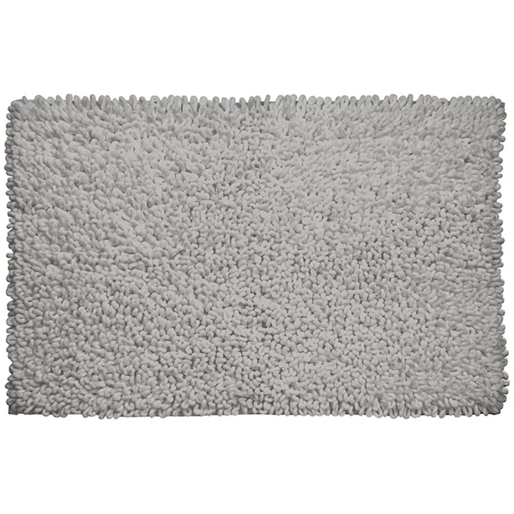 Spa Loop Bath Mat Grey, 20in x 32in