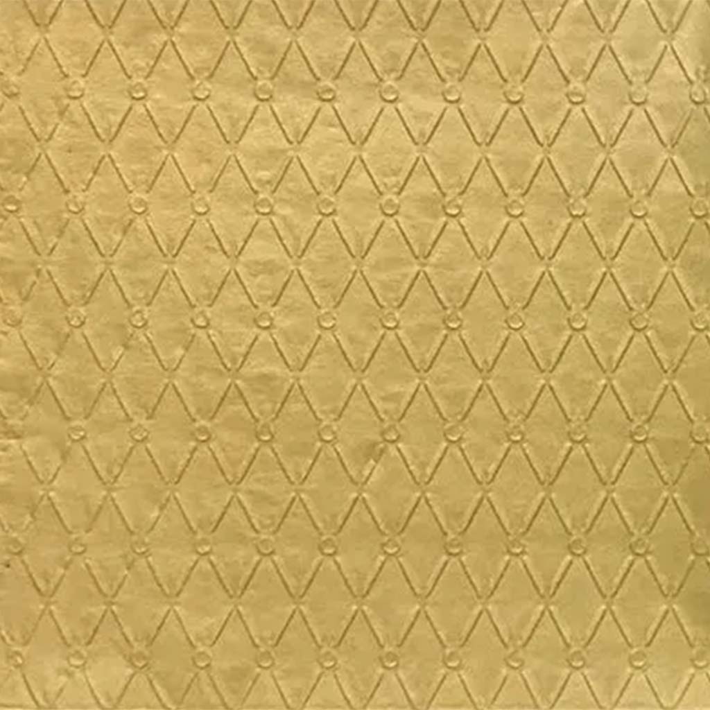 Diamond Cocktail Napkin Gold 40ct, 3Ply