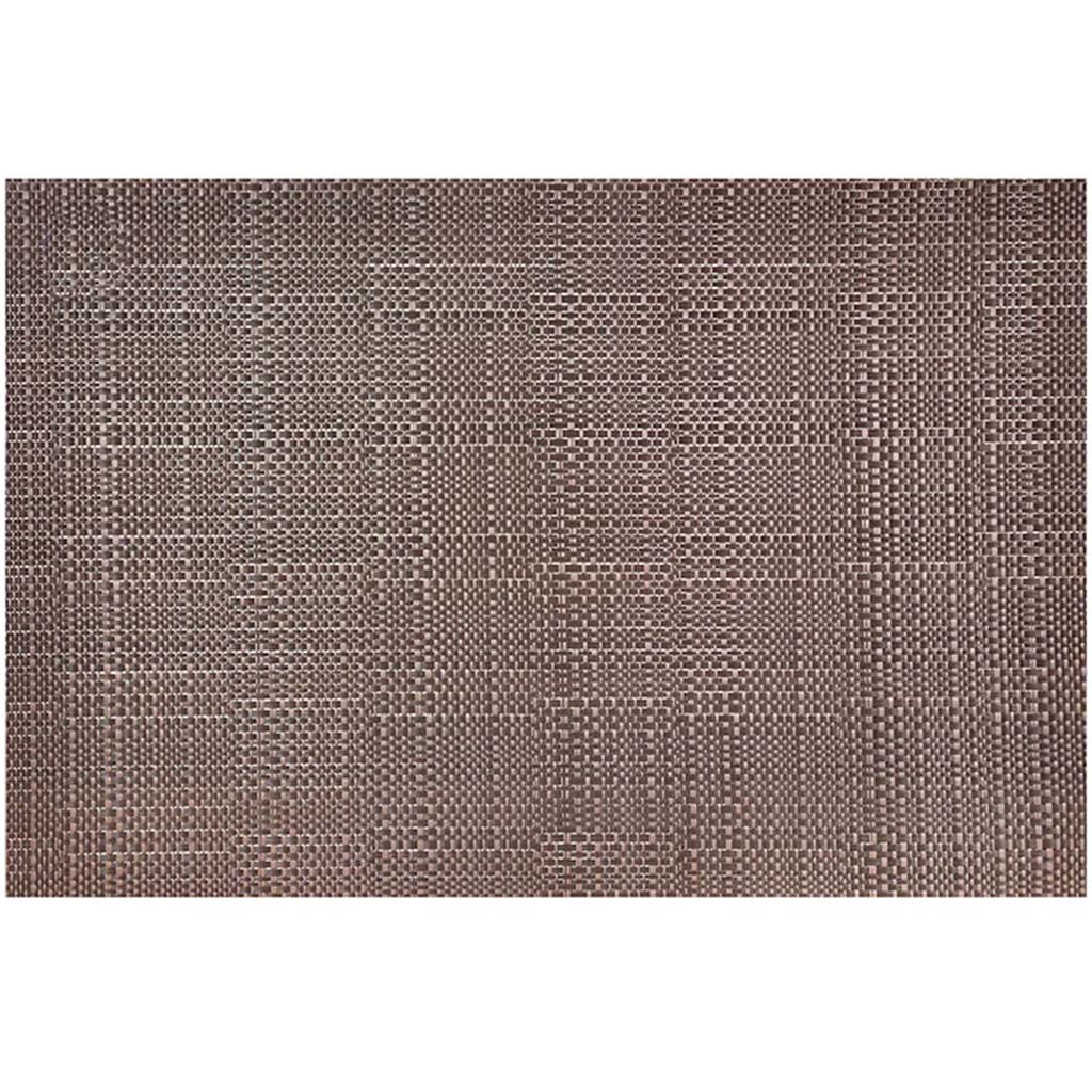 Trace Basketweave Placemat Chocolate, 13in x 19in